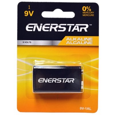 Pile alcaline Enerstar 9V
