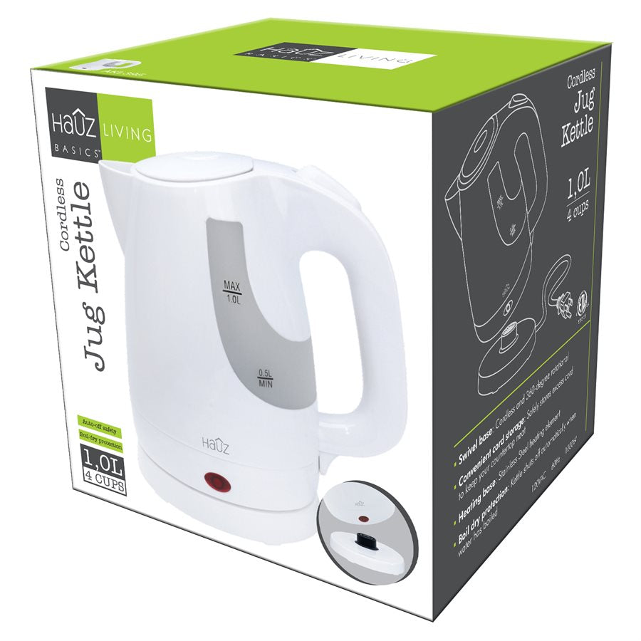 Bouilloire électrique 1 L Haûz blanc