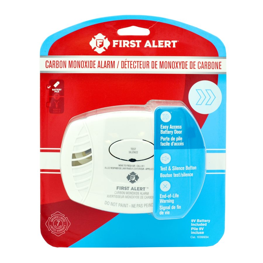 Détecteur de monoxyde de carbone First Alert