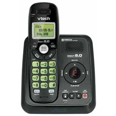 Téléphone sans fil avec répondeur V-Tech noir