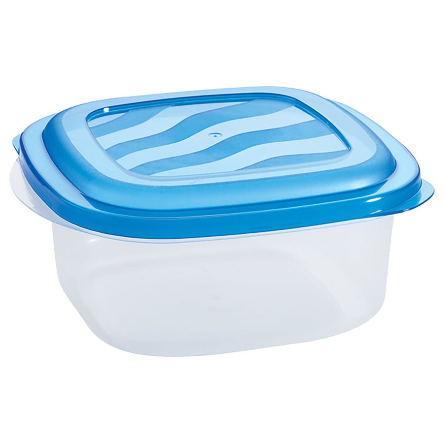 Plat carré en plastique 32 oz Eraware bleu