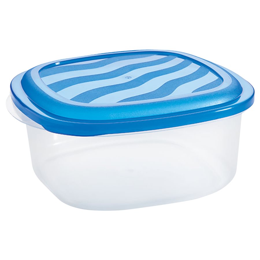 Plat carré en plastique 62 oz Eraware bleu