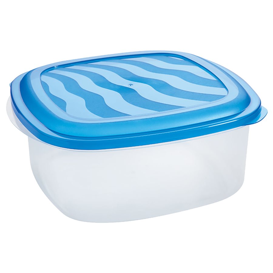 Plat carré en plastique 98 oz Eraware bleu