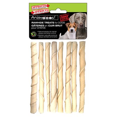 Bâtonnets en cuir brut (paquet de 8)