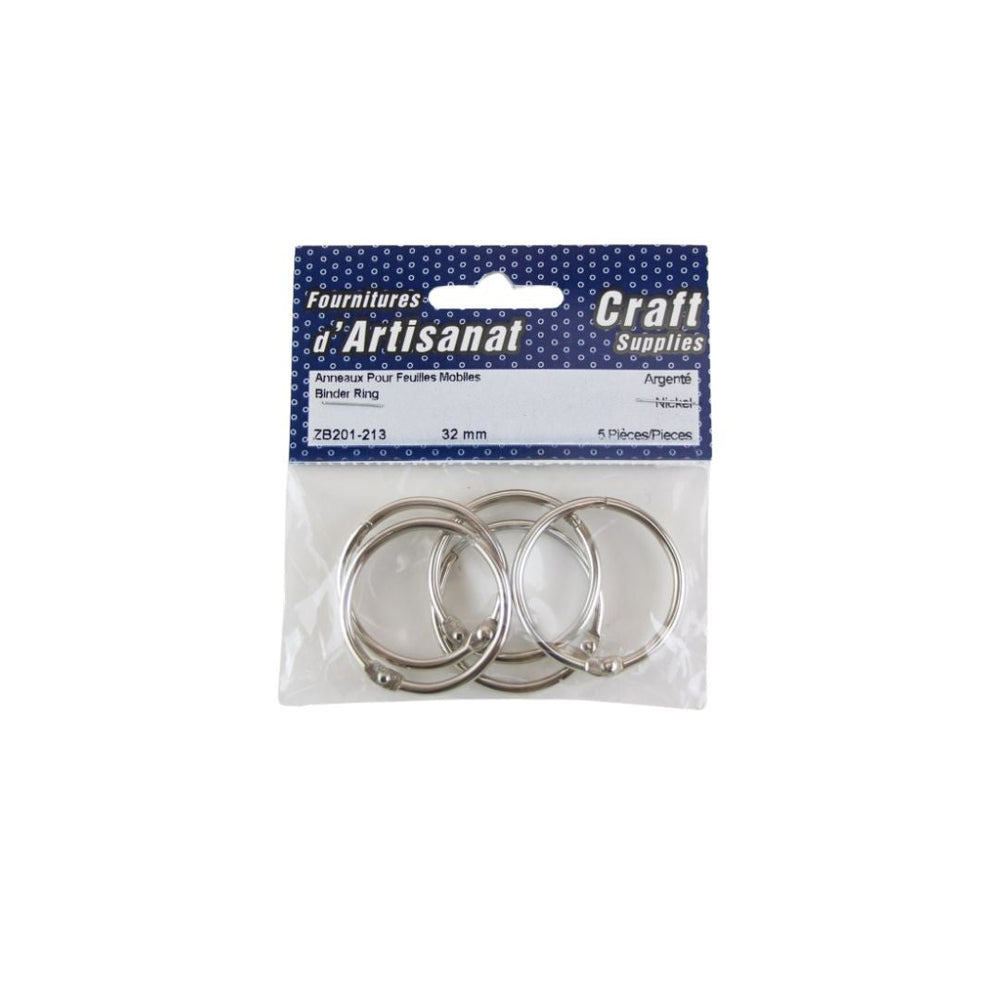 Anneau pour feuille 32 mm (paquet de 5)