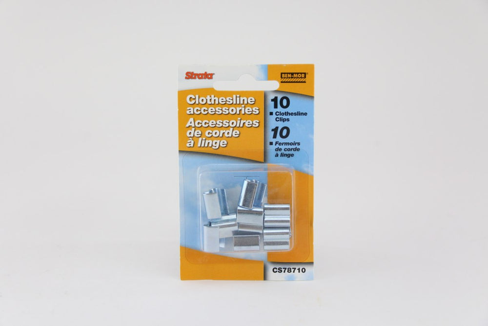 Fermoir de corde à linge en métal (paquet de 10)
