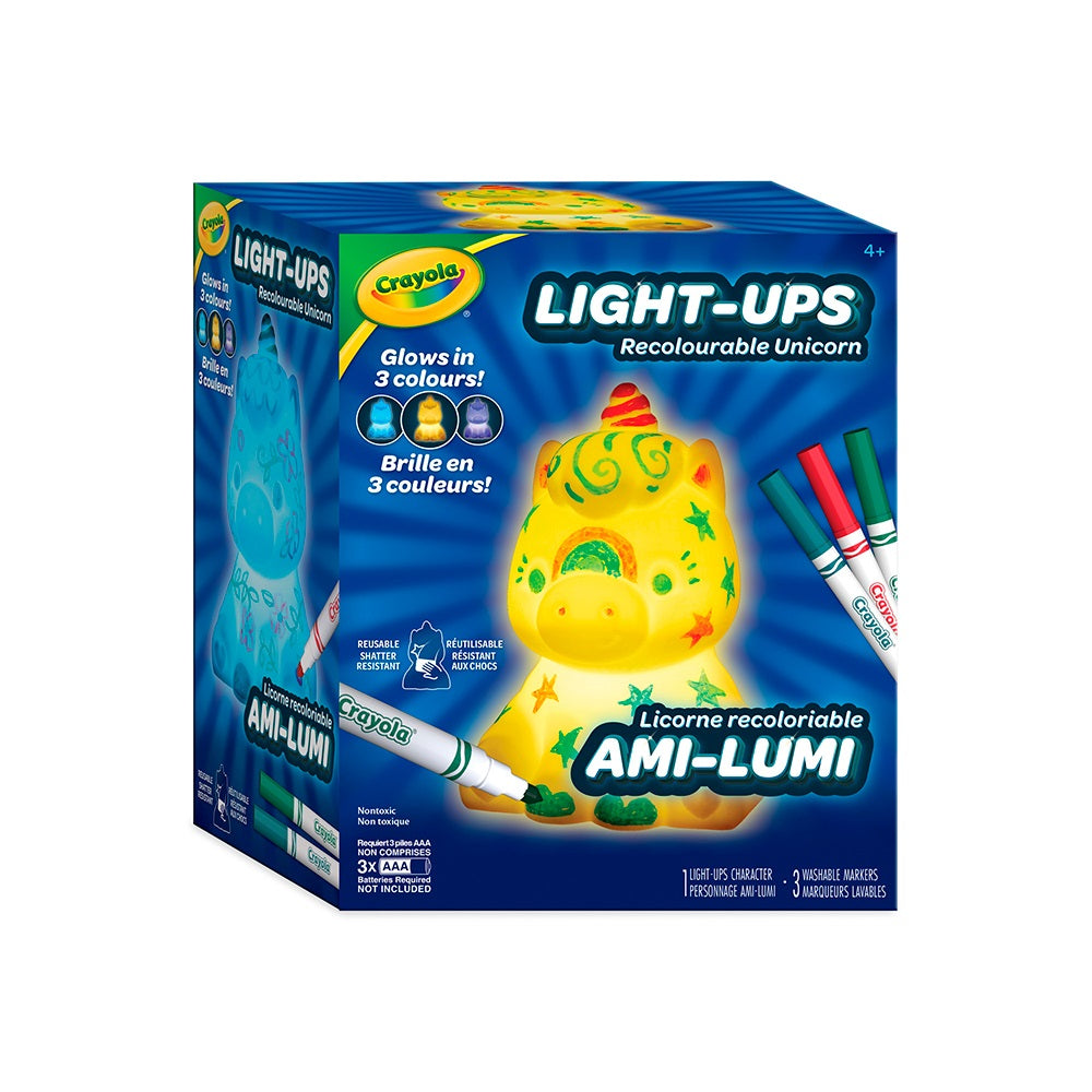 Licorne à colorier Ami-Lumi lumineuse (4 ans et +)