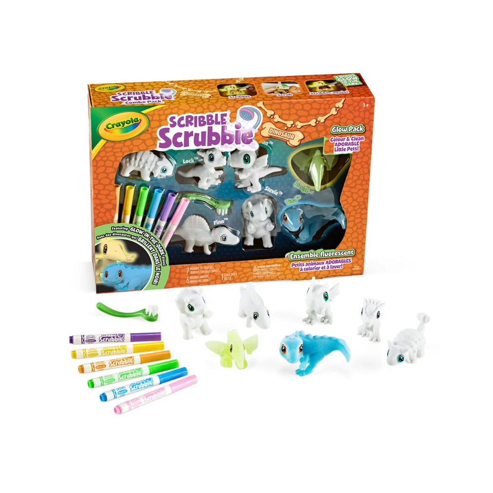 Dinosaure à colorier lavable Scribble Scrubbie (3 ans et +)