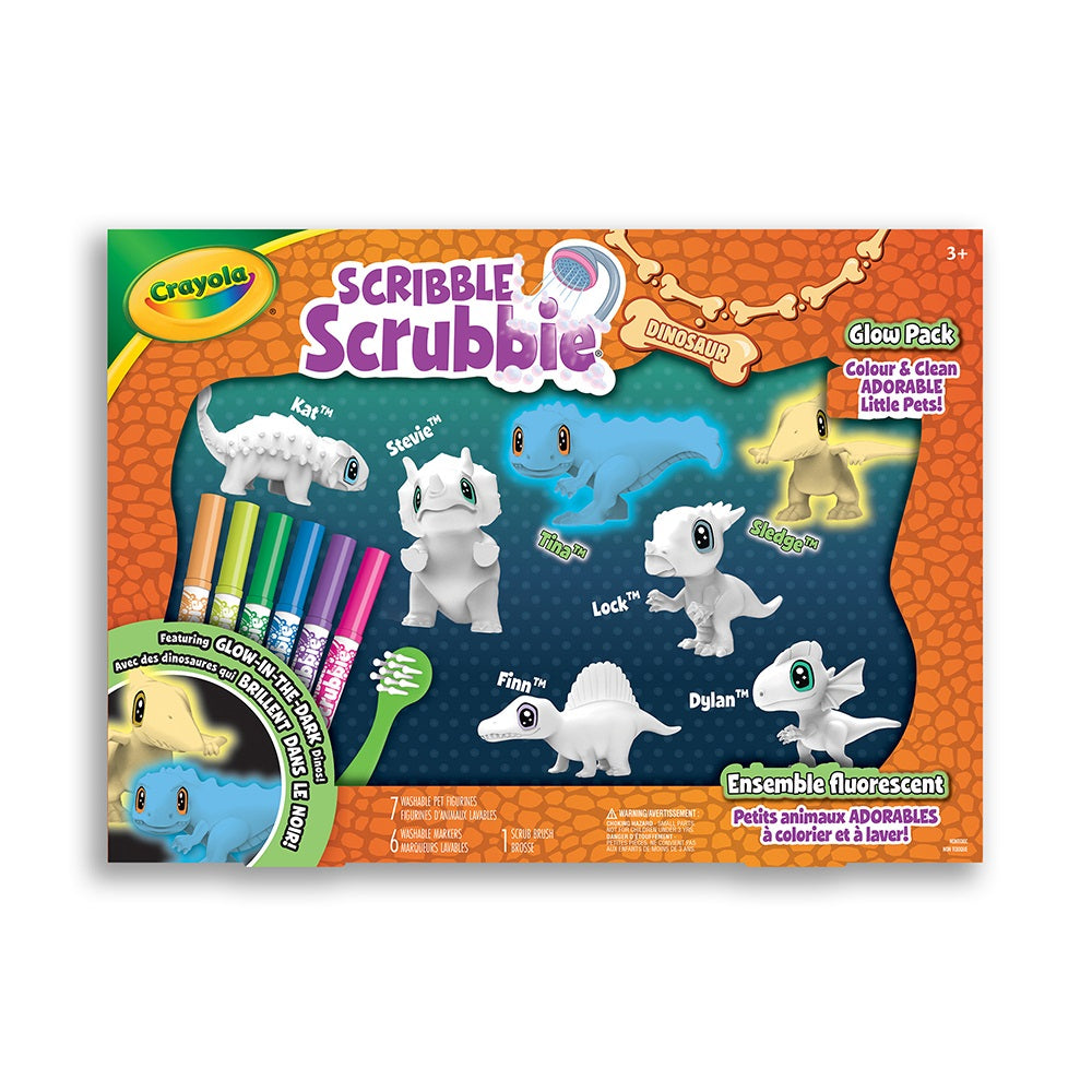 Dinosaure à colorier lavable Scribble Scrubbie (3 ans et +)