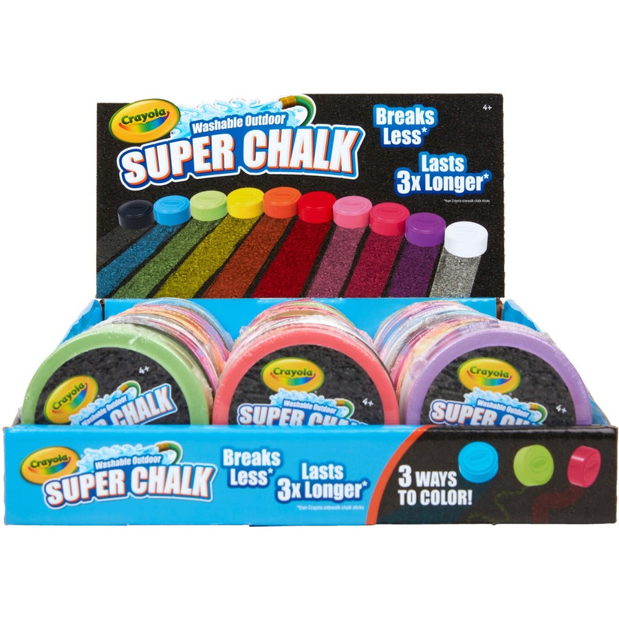 Craie de trottoir lavable Crayola