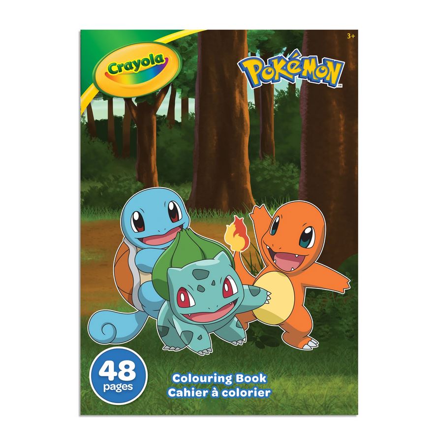 Cahier à colorier 48 pages Crayola Pokémon