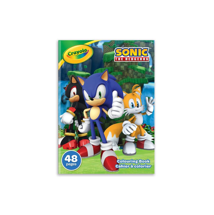 Livre à colorier Crayola Sonic (48 pages)