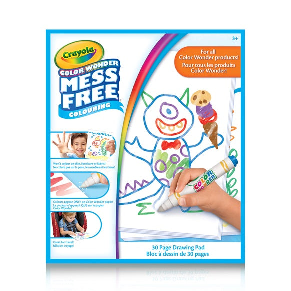 Bloc à dessin 30 pages Crayola Color Wonder