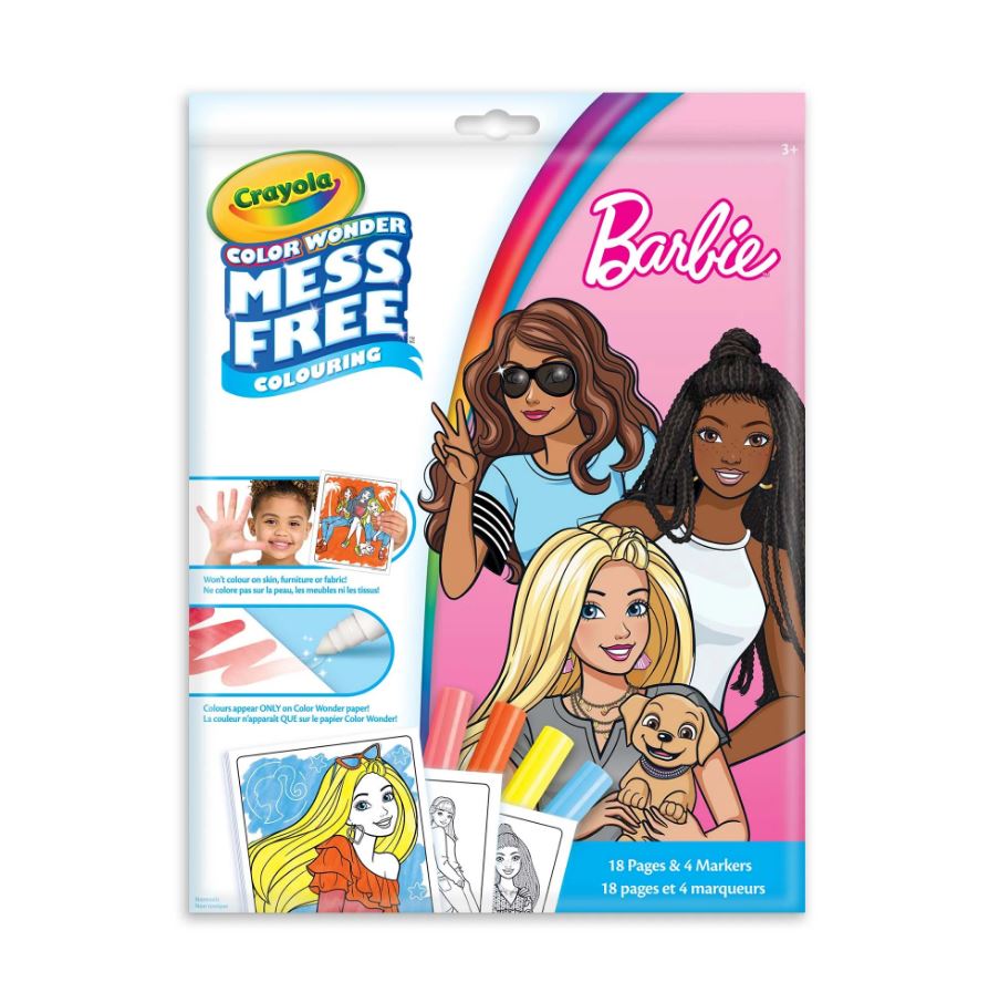 Livre à colorier avec marqueurs Color W. Barbie