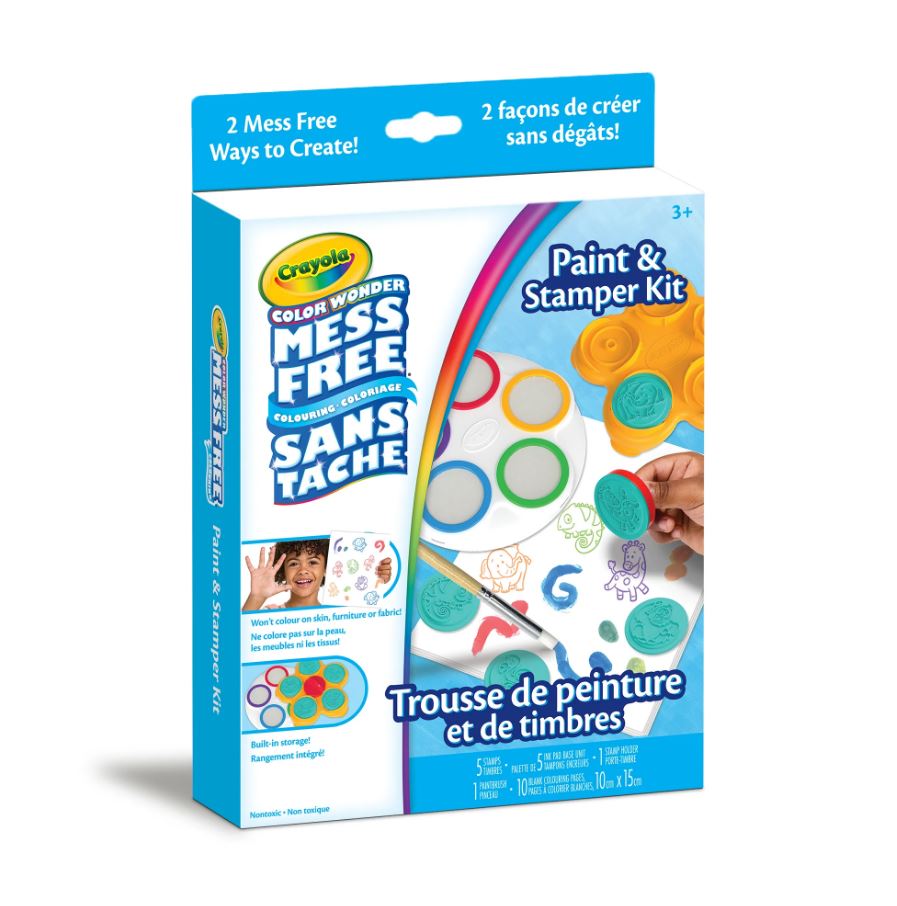 Trousse de peinture et tampons Crayola