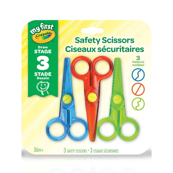 Ciseaux sécuritaire Crayola (paquet de 3)