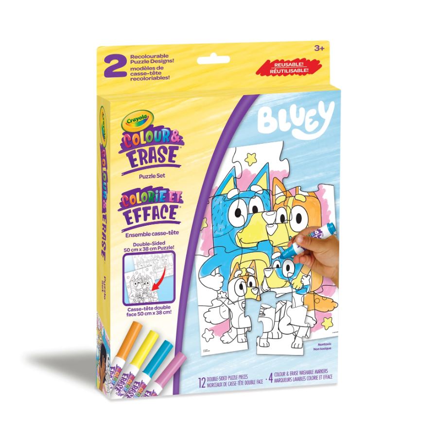 Livre d'activité réutilisable Bluey