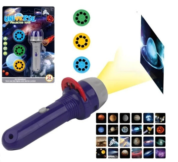 Lampe projecteur de poche espace