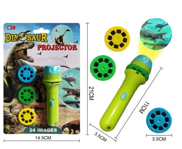 Lampe projecteur de poche dinosaure