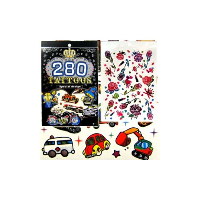 Tatouage temporaire (paquet de 280)