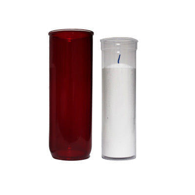 Porte-chandelle en verre 8 po pour chandelle recharge 5 jours