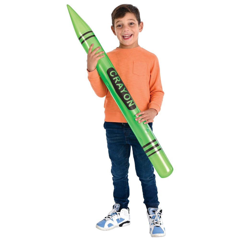 Crayon de cire gonflable 42 po vert