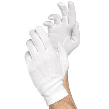 Gants de Père Noël blancs