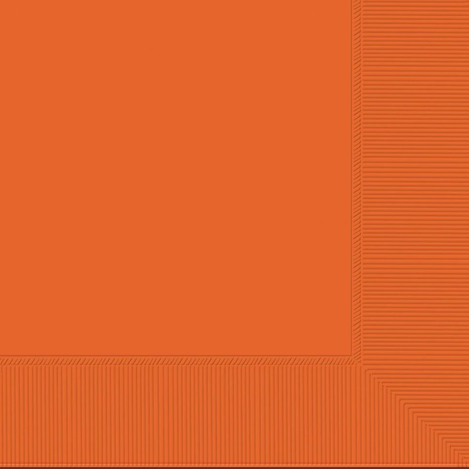 Serviette de table en papier (paquet de 40) orange