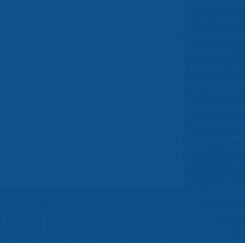 Serviette de table en papier (paquet de 40) bleu foncé