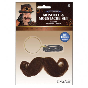 Moustache et monocle Steampunk