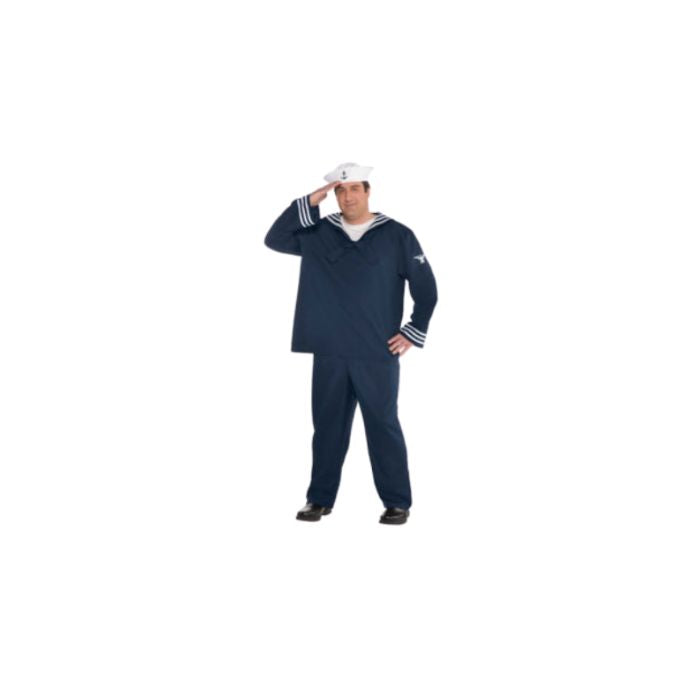 Costume homme matelot bleu marine (XXL)