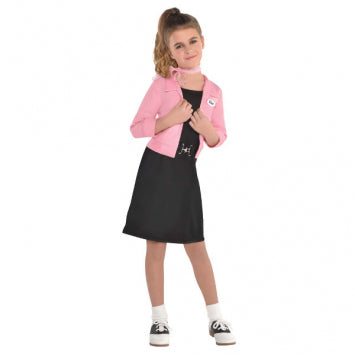 Costume enfant Grease robe Pink Ladies (M)