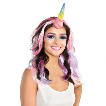 Corne de licorne arc-en-ciel