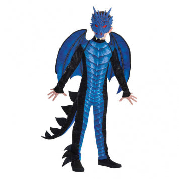 Costume enfant dragon bleu