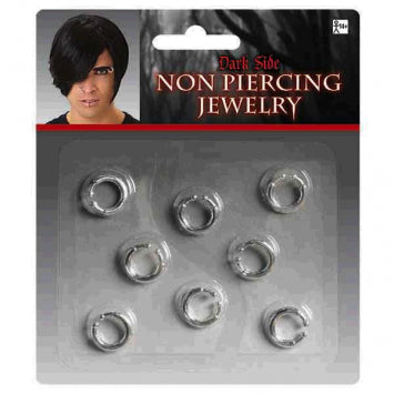 Faux piercing gothique (emballage de 8)