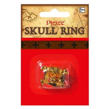 Bague en or tête de mort 3 po