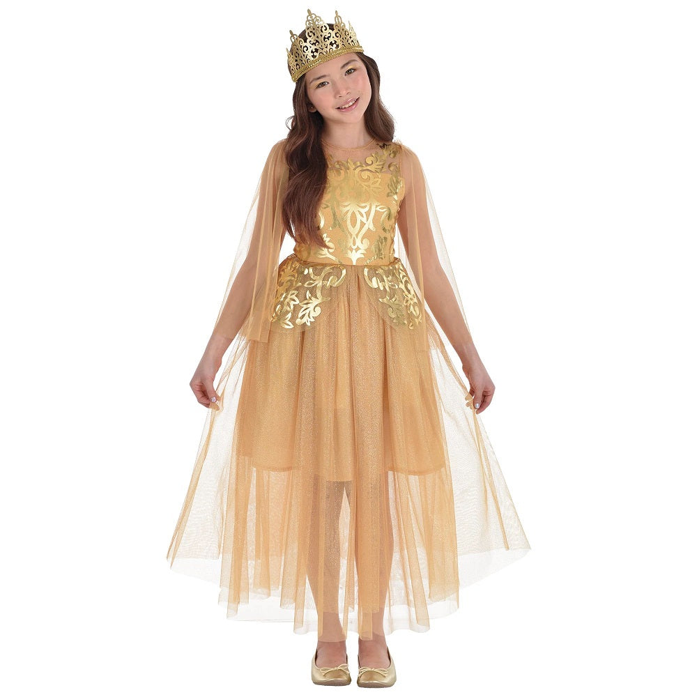 Costume enfant princesse dorée