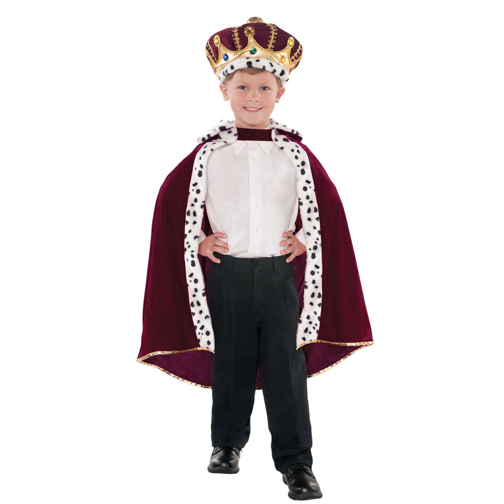 Costume enfant cape de roi (STD)