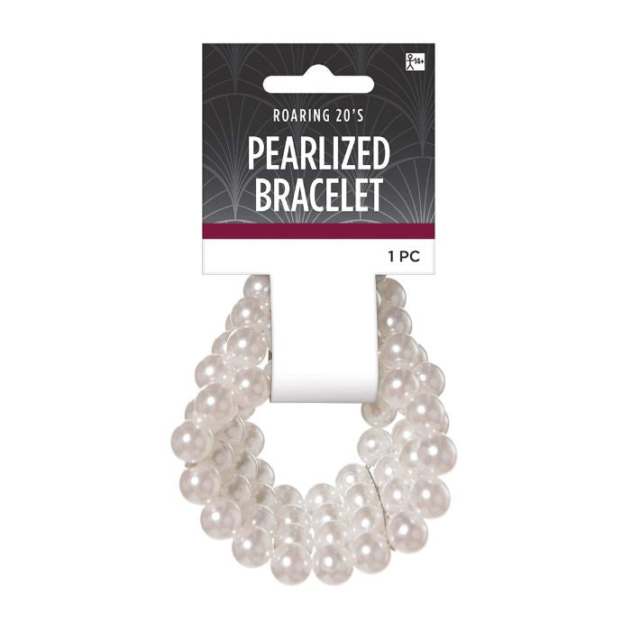 Bracelet de perles blanches