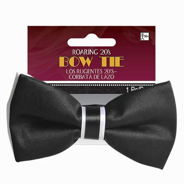 Noeud papillon noir et blanc