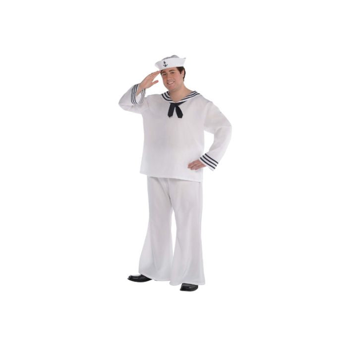 Costume homme matelot blanc (XXL)