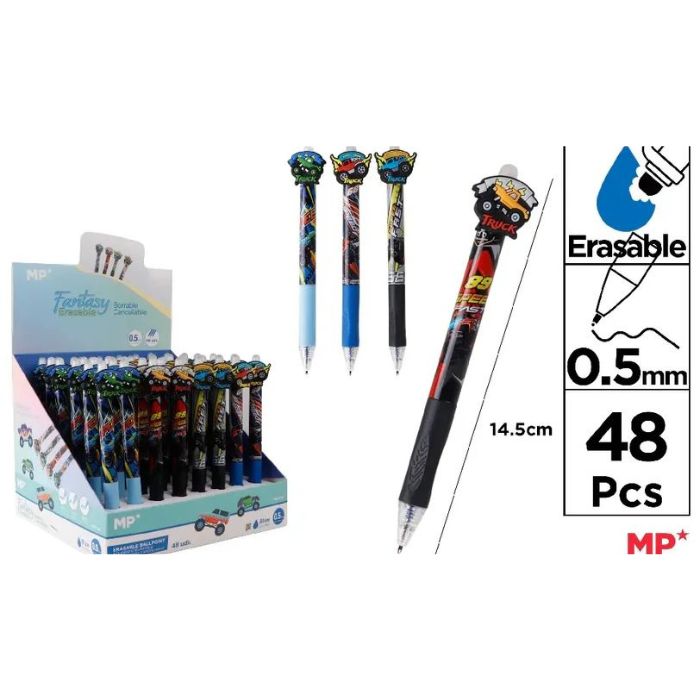 Stylo à bille effaçable 0,5 mm MP Camion