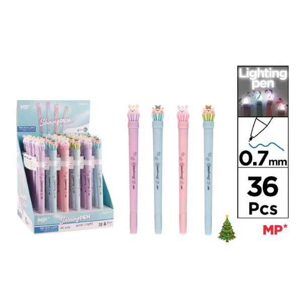 Stylo lumineux 0,7 mm MP Cupcake