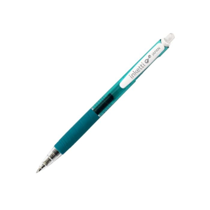 Stylo gel rétractable 0,5 mm Inketti turquoise