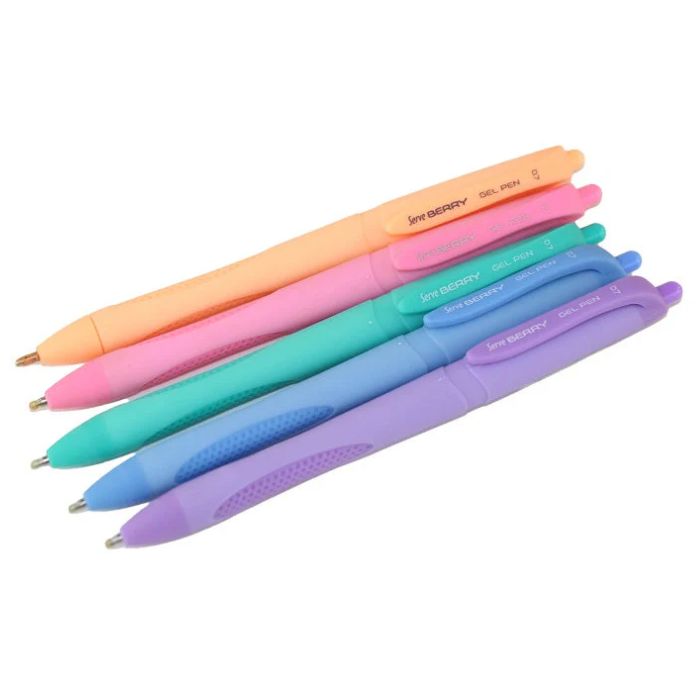 Stylo gel Serve Berry pastel