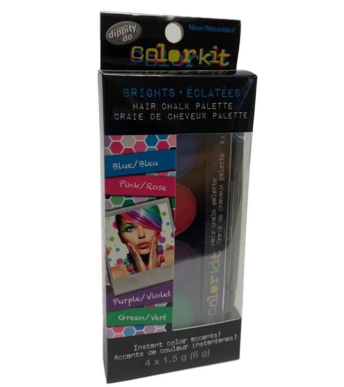 Craie capillaire 4 x 1,5 grammes couleurs éclatantes Dippity-Do