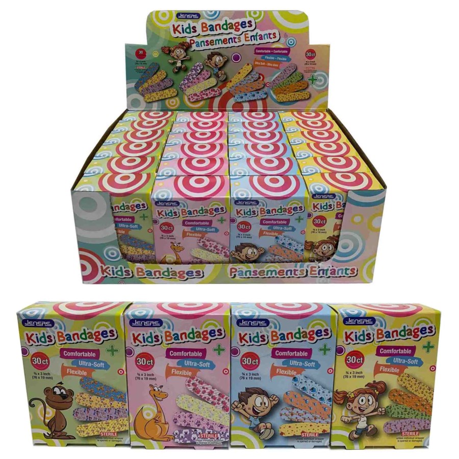 Pansement en plastique pour enfants (paquet de 30)