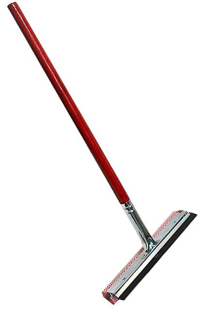Squeegee sur bâton bois 23 po rouge
