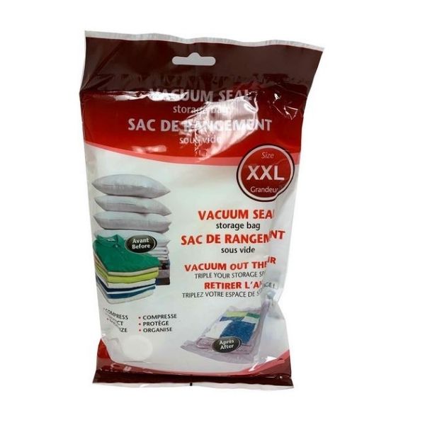 Sac de rangement sous-vide 31,4 po x 47,2 po XXL
