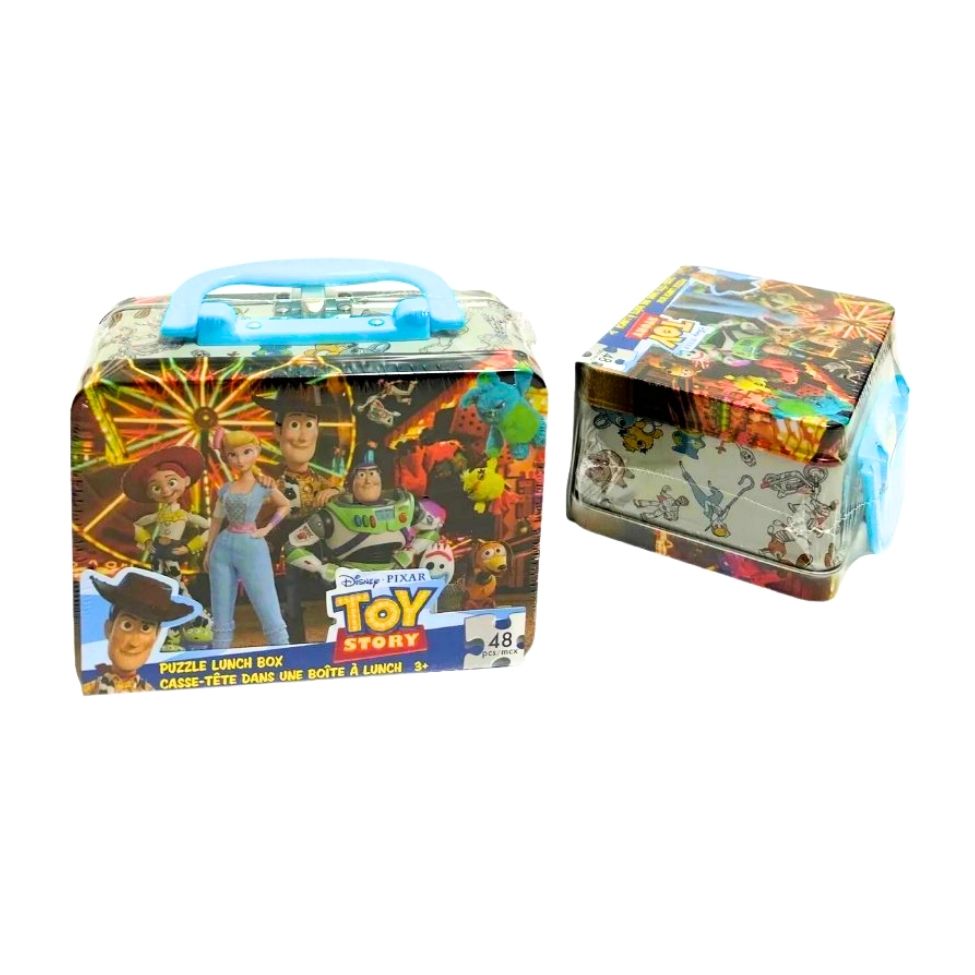 Casse-tête 48 morceaux Histoire de jouets dans une boîte à lunch en métal